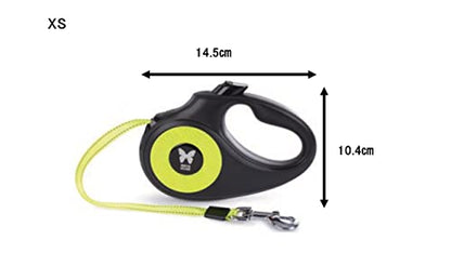 Martin Retractable Lead Reflective XS Tape 3m Yellow - color: yellow