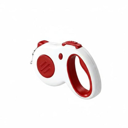 Retractable Dog Leash Heavy Duty Automatic Reflective Extendable Dog Leash for Outdoor, Training, Red - color: Red