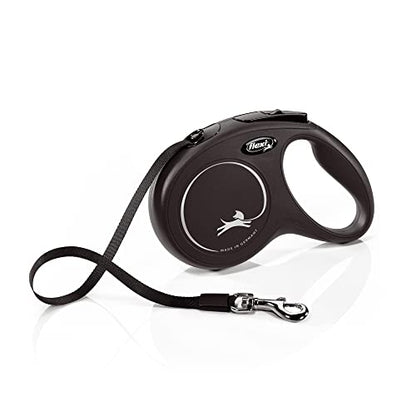 Automatic Leash Flexi New Classic M 5 M Black Tape - color: Multi, size: Medium (5m)