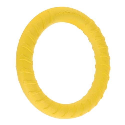 Beaupretty Large Dog Chew Sturdy Eva Chew Ring for Aggressive Chewers Tough Bite Resistant Dog Teething Interactive Training for Medium to Large Breeds