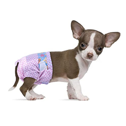 Disposable Female Dog Diapers, Puppy Diapers with Adjustable Elastic Waistline for Female Dog or Cat in Heat, Incontinence, Diaper with Wetness Indicator, XXS-20 Count - size: XXS-20