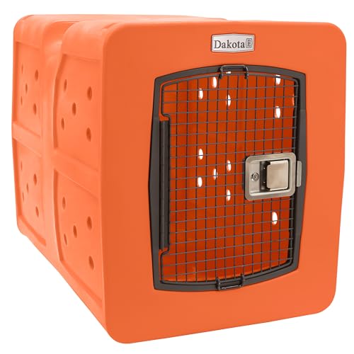 dakota283 D2-G3XLG-FRM-ORA Extra Large Kennel - Frame Door - Orange - color: Orange, size: X-Large