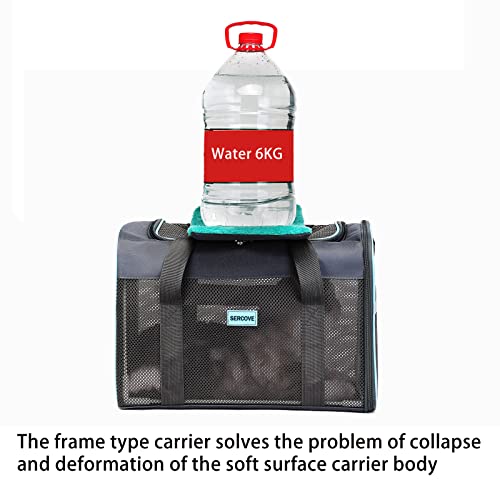 Frame Soft Surface pet Carrier, cat, Dog and Rabbit Transport Carrier, Airline-Approved pet Transport Carrier, Carrier Non-Collapse Deformation and Safety Special Zipper Hook Design.