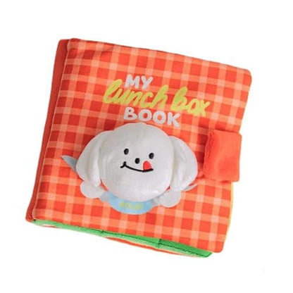 Dog Enrichment Toys, Interactive Sniff Mat Cute Slow Feeder Dog Snuffle Book Interactive Dog Toys Dog Feeding Mat Squeaky Snuffle Mat Puzzle Toys for Pet