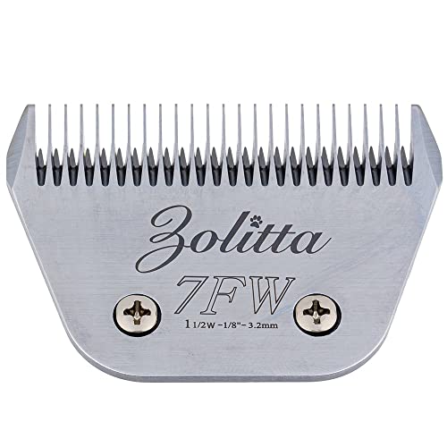7FW Elite Premium Professional Wide Clipper Blade, A5 Type High-Carbon Steel Attachment for Fast Dog and Cat Grooming
