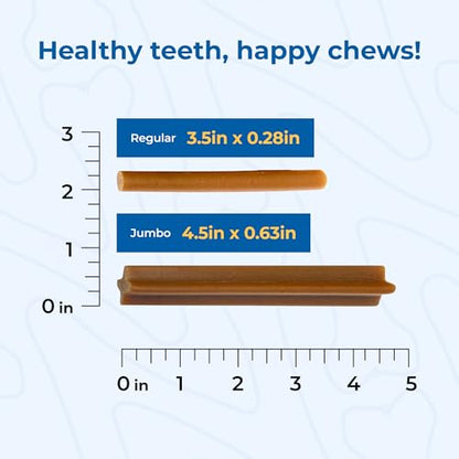 N-Bone Jumbo Puppy Teething Sticks, Chicken Flavor, Natural Puppy Chew Sticks for Growing Puppies, SQF Certified, Made with Rice Flour for Easy Digestion, Calcium Enriched, 7 ct. Pouch (7.3oz) - size: 7.28 Ounce (Pack of 1)
