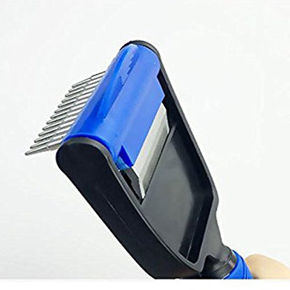 The Desheddinator - Versatile Grooming Tool: Undercoat Rake for Dogs, Cats, and Horses, Deshedding Brush and Comb for Pet Grooming