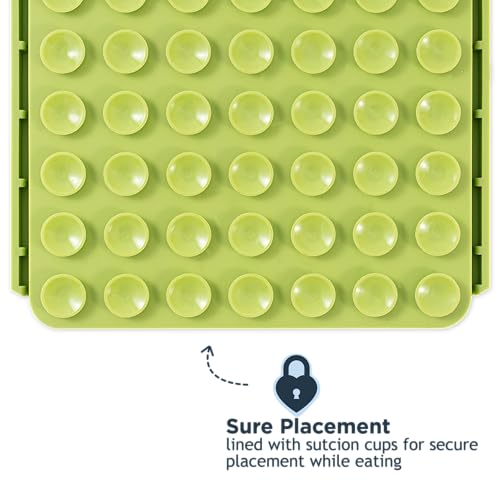 Tall Tails Clover Foraging Mat for Dogs and Cats – Slow Pet Feeder Puzzle Mat for Easy & Engaging Feeding - color: Clover