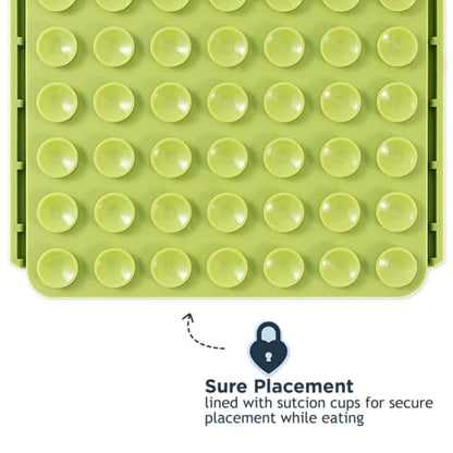 Tall Tails Succulent Foraging Mat for Dogs and Cats – Slow Pet Feeder Puzzle Mat for Easy & Engaging Feeding - color: Succulent