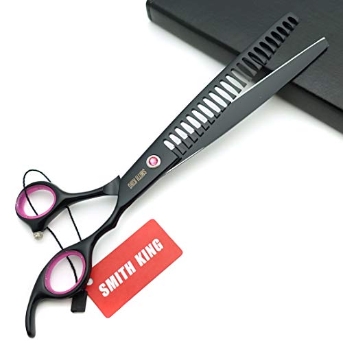 Smithking 8.0 inches Professional Dog Grooming Scissors Set chunkers Scissors