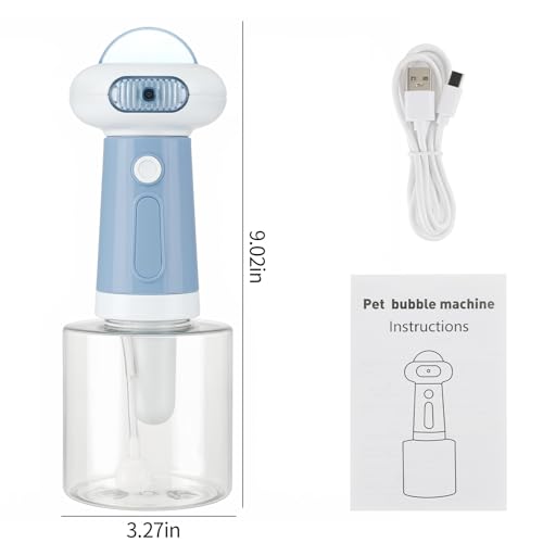 WINB Electric Dog Cleaning Foam Machine Sprayer, Electric Dog Shampoo Dispenser,IPX7 Cat Shampoo Sprayer,Pet Bath Supplies Automatic Foaming for Dog Deep Cleaing, for Bathroom & Kitchen