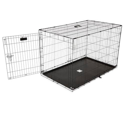 Precision Pet Products One Door Provalue Wire Dog Crate, 48 Inch, For Pets 90-125 lbs, With 5-Point Locking System - size: 48"L x 30"W x 32"H