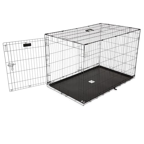Precision Pet Products One Door Provalue Wire Dog Crate, 48 Inch, For Pets 90-125 lbs, With 5-Point Locking System - size: 48"L x 30"W x 32"H