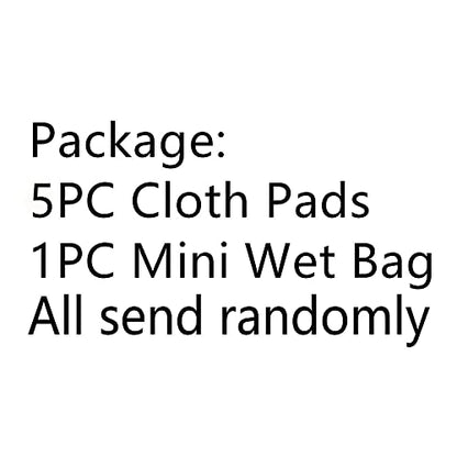 6pcs Resuable Incontinence Pads Resuable Waterproof Resuable Menstrual Pad Sets Including 5Pcs Heavy Flow Menstrual Pads Mama Cloth Sanitary Napkins + 1Pc Mini Wet Bag - color: 6 Pieces Set 3, size: Heavy Flow Bamboo Charcoal