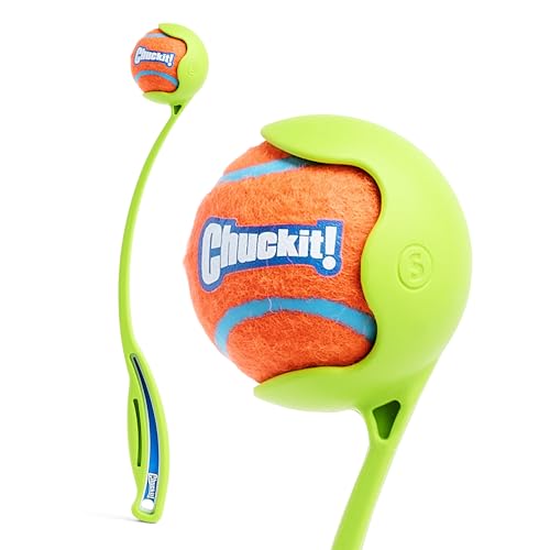 Chuckit! Sport 14S Ball Launcher for Small Dogs, 14-Inch Manual Thrower with 2-Inch Ball, Fits Dogs up to 20 lbs