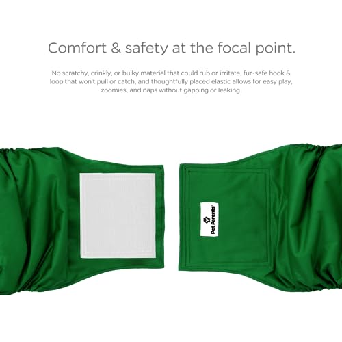 Pet Parents Washable Belly Bands for Dogs (3pack) + Extendrs Durable Dog Diapers & Wraps (X-Small, Gentlemen) - color: Gentlemen, size: X-Small (11-13")