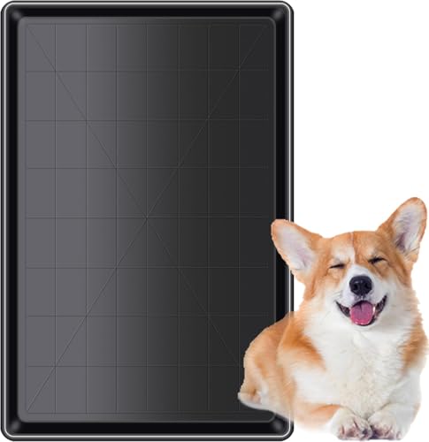 SIGNZWORLD Dog Crate Tray Replacement, Medium Plastic Bottom, 42 inch, Black, Waterproof