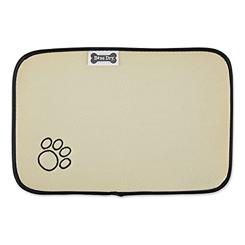 Bone Dry Machine Washable, Ultra Absorbent Pet Mat, 12x18, Blue Stripe - color: Blue Stripe, size: 12"L x 18"W