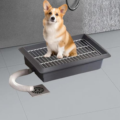 Litter Tray Toilet Small Puppy Medium Dogs Toilet Tray Cat Supplies Portable Dog Potty Pan Litter Cleaner Featuring Easy-to-Clean Removable mesh and