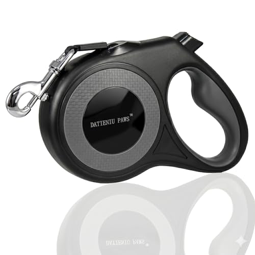 XL 16FT Retractable Dog Leash for Large Dog up to 120 lbs, Chew Proof Steel Wire Extender, One-Hand Brake & Lock, Tangle-Free Heavy Duty Walking Leash XL Black - color: Black