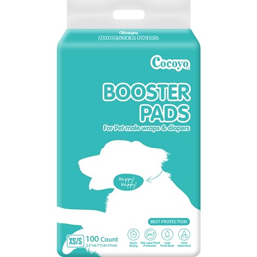 COCOYO Booster Pads, XS/S Size with Side Lead Proof, 100 Count - size: XS / S