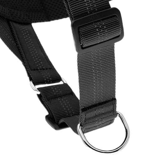 No Pull Dog Harness - Escape Proof Adjustable Vest, Breathable Mesh Anti-Choke Design with Reflective Straps, Training Harness for Small Medium Large Dogs for Daily Walking Camping Traveling - size: S