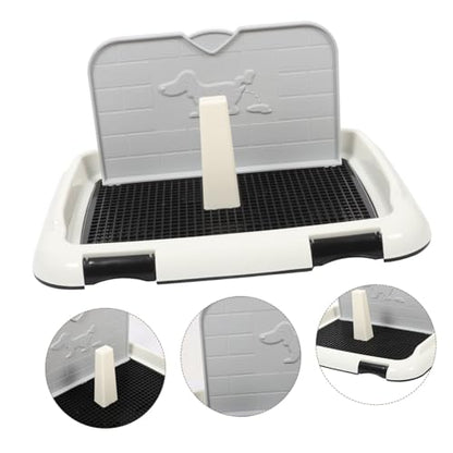 Indoor Dog Potty Tray Capacity Pee Holder for Puppy Training Splashproof Dog Toilet Box Removable Design