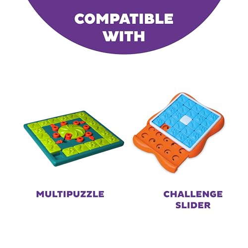 Outward Hound Nina Ottosson Nina Ottosson Extra Tiles for Dog Puzzles Challenge Slider & Multipuzzle - 5 Pack, Blue - color: Extra Tiles (Blue)