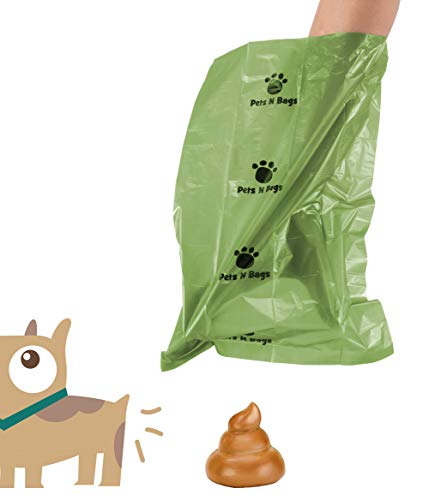 Dog Waste Poop Bags, Dog Bags for Poop, Refill Rolls (60 Rolls / 900 Count, Unscented), Includes Dispenser - color: Unscented, size: 60 Count (Pack of 1)