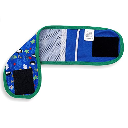 Pack of 3 Dog Belly Band Puppy Diapers Male Boy Belly Wrap Reusable Washable for Small Dog Breeds (L: Waist 15" - 17", Green Trim) - color: Pack of 3 - Green Trim, size: L: Waist 15" - 17"