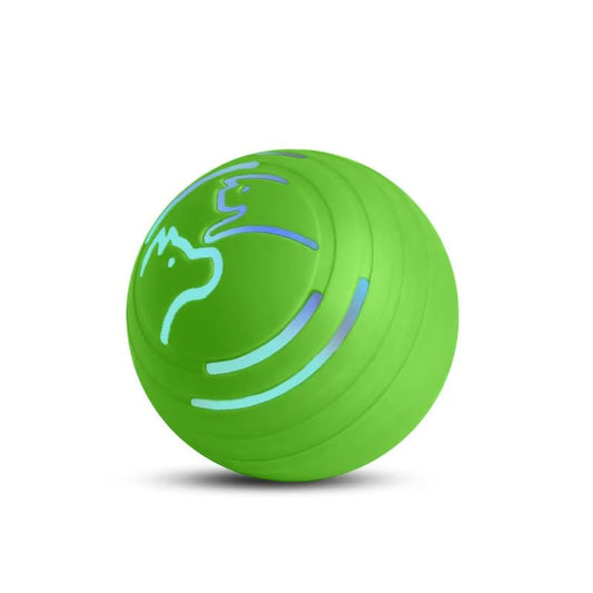 Smart Jumping Ball Dog Toy, Automatic Moving Pet Ball, Suitable for Toy Balls for Small Dogs and Cats (Green) - color: Green