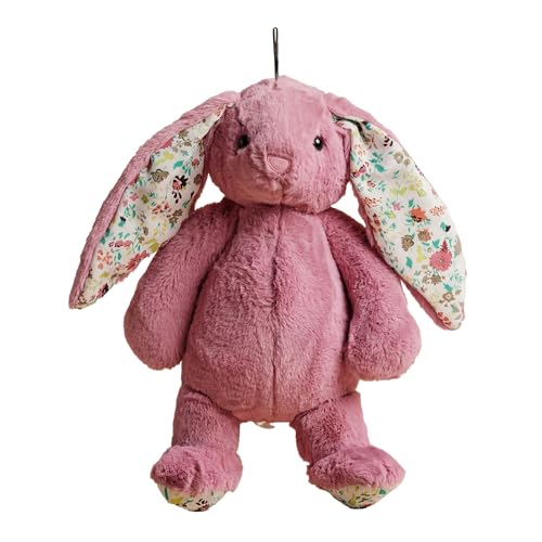 Petlou Dog Plush Toys,Crinkle Toy, Interactive Stuffed Squeaky Toys Chew for Medium Small Large Dogs,Cute (15" Promo Rabbit-Lavender)