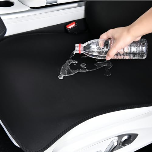 Car seat cover, waterproof protection seat cushion, anti-skid seat cushion, portable and durable dog pet seat cushion, diving material, all season universal seat cover, van, truck, SUV car Red border - color: red
