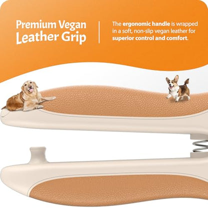 Pawsibility Pet Nail Clipper PRO 2027 - Quick-Vision LED Light | 2-Stage Adjustable Professional Grade Stainless Sharp Blade | Adjustable Magnifier Safety Guard - [for Medium and Large Dogs]