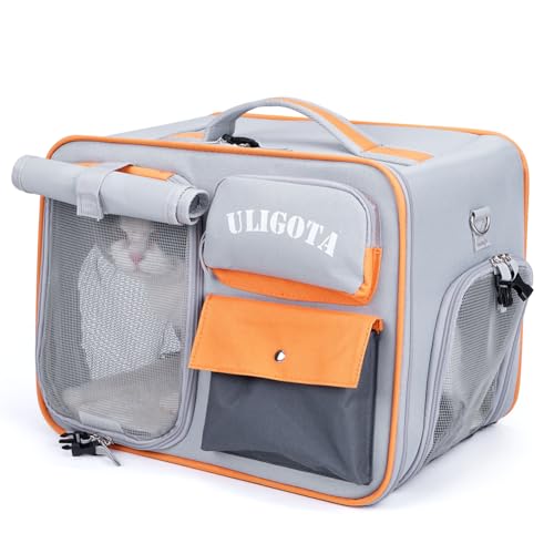 Backpacks for Pets Backpack Carrier for Cat and Small Dogs, Ventilated Dog Backpack Carrier | Airline Approved Cat Carrier | Cat Bag for Hiking Travel Camping Outdoor Use