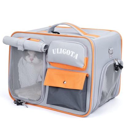 Backpacks for Pets Backpack Carrier for Cat and Small Dogs, Ventilated Dog Backpack Carrier | Airline Approved Cat Carrier | Cat Bag for Hiking Travel Camping Outdoor Use
