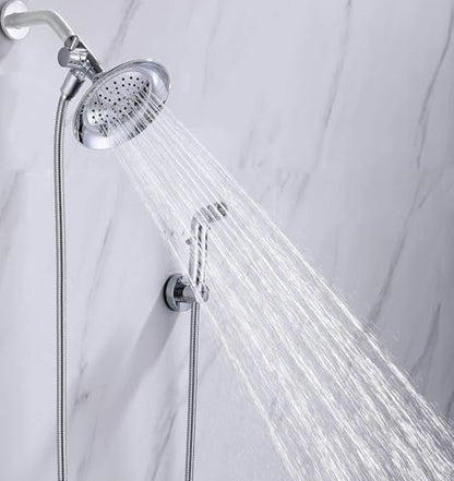G-Promise Dog Shower Sprayer Attachment for Fast and Clean Pet Showering, Multifunctional Shower, Metal Diverter, 78 Inch Extra Long Hose, No Drill Hook, Dog Washing-Bathingroom (Chrome) - color: Chrome, size: 78 Inch Hose