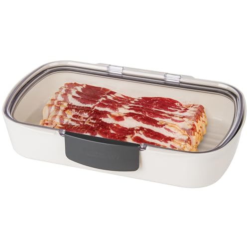 ProKeeper Deli Food Storage Container, Air-Tight Silicone Seal Lid with Dry Erase Date Window, Ideal for Storing Deli Meats, Cheeses, and Bacon - color: Deli Keeper
