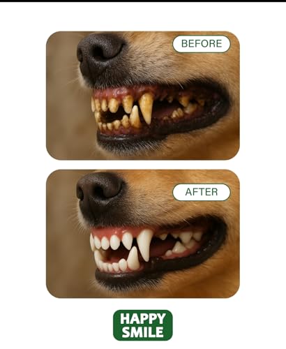 Happy Smile Dog Toothbrush 360° – Soft Silicone Finger Toothbrush for Dogs & Cats, Gentle Teeth Cleaning, BPA-Free, 2-Pack (Blue & Green)