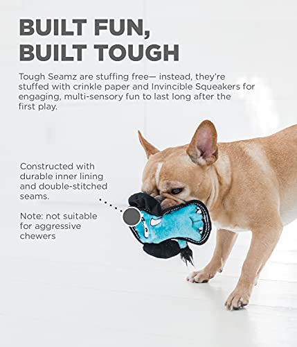 Outward Hound Tough Seamz Elephant Plush Dog Toy, Small - color: Elephant, size: Small