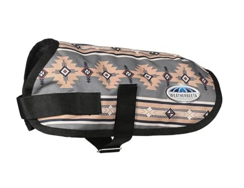 WeatherBeeta ComFiTec Essential Dog Coat, Grey Navajo Print, 10" - color: Grey Navajo Print, size: 10"