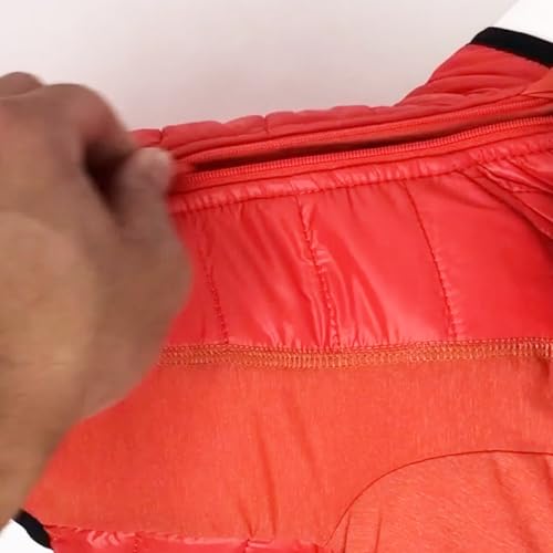 Pet Life ® Aura-Vent Lightweight 4-Season Stretch and Quick-Dry Performance Full Body Dog Coat Pet Jacket - color: Red, size: Large