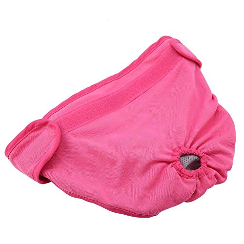 Dog Cotton Underwear Pants, Female Dog Physiological Pants Sanitary Diaper Breathable Cotton Suspender Short Pants(XS)