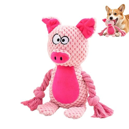 Dog Toys, Aggressive Chew Set, 7.87x3.94x2.36 Inches Squeaky Ball with Fun Playtime, Interactive Chewer with Easy Grip, Gear Accessories for Puppy Cat Small Animals Indoor Outdoor Training Play Care