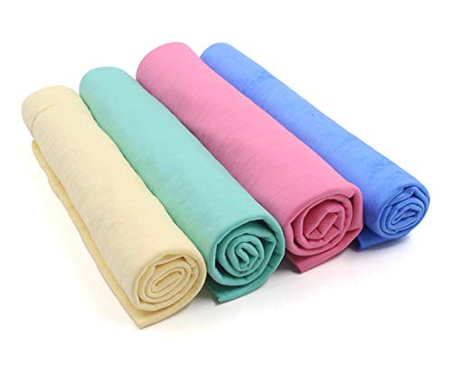 GabeFish Super Absorbent Shammy Dog Towels Quick Dry Eco-Friendly Soft Multifunctional Pets Cats Towel Packs Large 3PC - size: Large/3 Packs