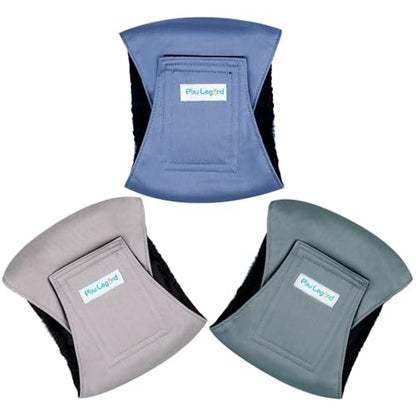 Paw Legend Washable Dogs Diapers Male Dog Belly Bands for Male Dogs Diapers Reusable Puppy & Doggie Diapers Male - color: Black, Grey, Blue, size: X-Small