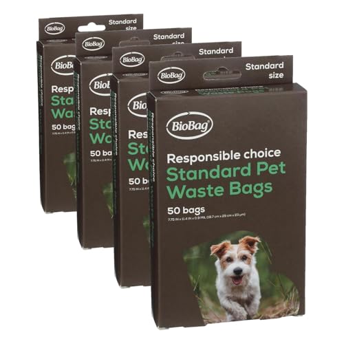 BioBag, Pet Waste Bags, 50 Count (Pack of 4) - size: 50 Count (Pack of 4)