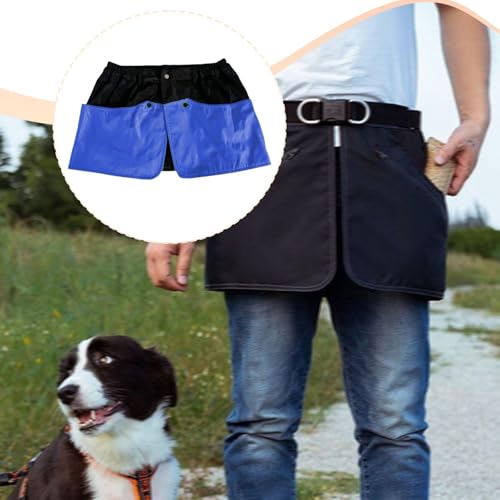 Dog Handler Training Apron Crafted with Extra Waterproof Nylon Functional Multi Pocket Waist Strap and Breathable Fit Suitable for Trainers Helper, 100cm - size: 100cm