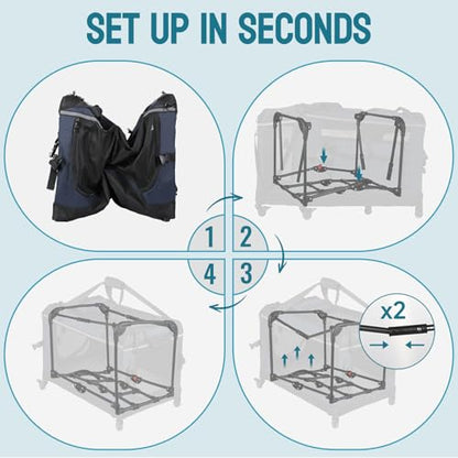 PEGIC 24-inch Rolling Extra Large Cat Carrier with Wheels | Spacious Travel Solution for Large Cats & Two Kittens, Reinforced Non-Sagging Base, For Car Rides & Vet Visits