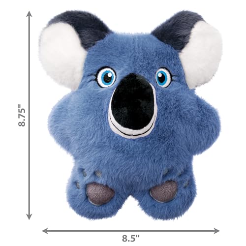 KONG Snuzzles Dog Toy, Plush Squeaker, Crinkle Sounds, Soft Durable Indoor Play (Bunny/Koala, Medium) - color: Bunny/Koala, size: Medium